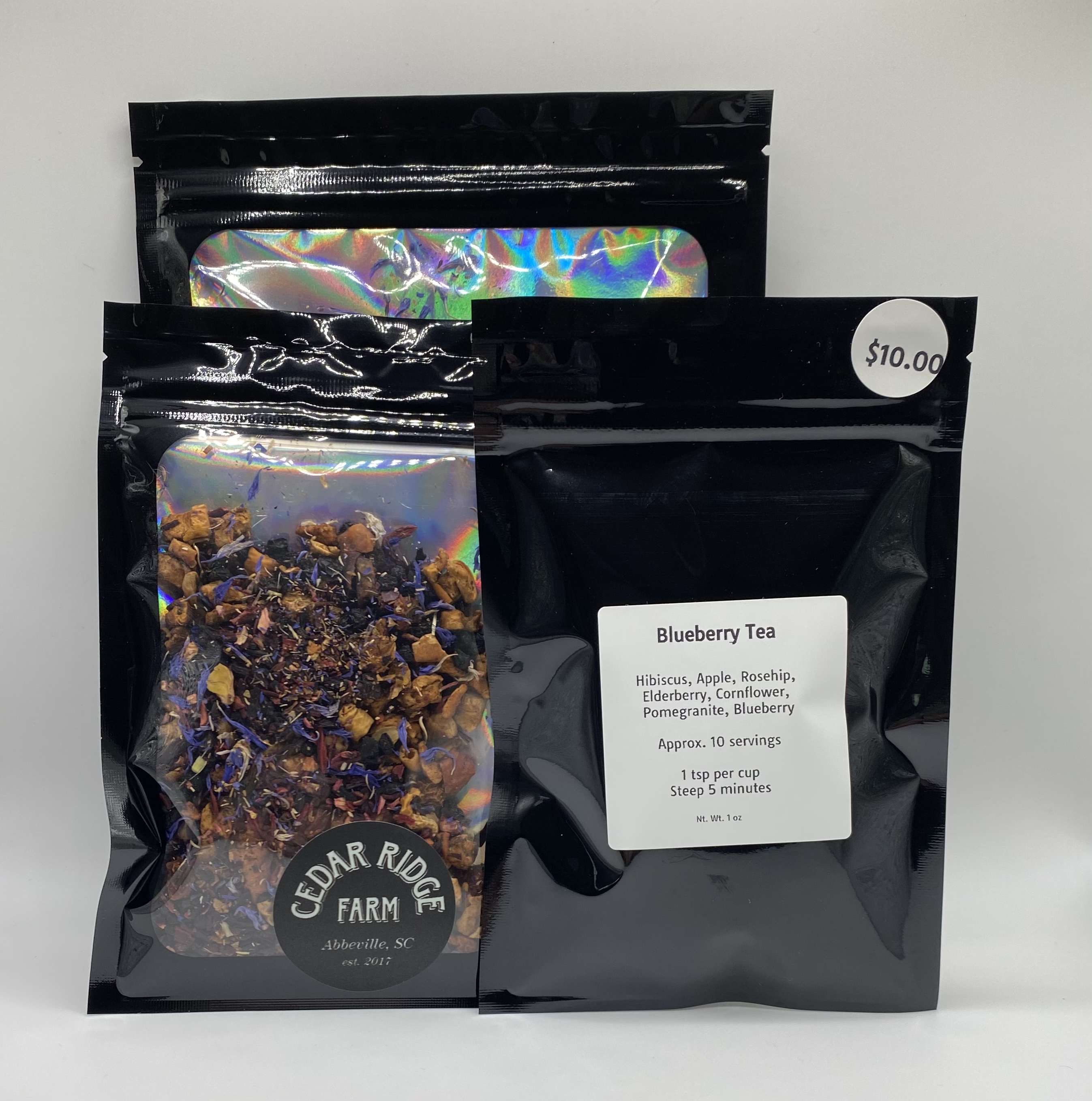 Blueberry - Loose Tea 1oz nt. wt. - approx 10 servings